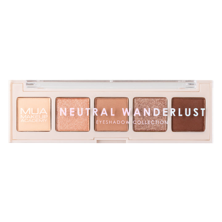 MUA 5 SHADE EYESHADOW PALETTE - NEUTRAL WANDERLUST